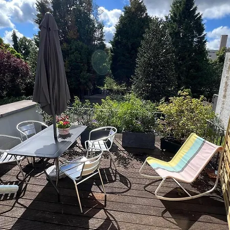 1 - Modernes Dachgeschoss-studio In Meiderich, 4,7 Km Hbf, U-bahn 250m, Flughafen Duesseldorf 28 Km, Landschaftspark 2,9 Km * Duisbourg