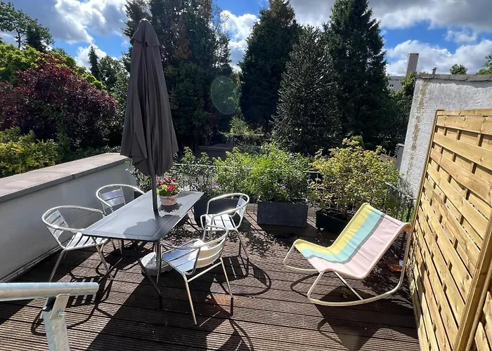 1 - Modernes Dachgeschoss-studio In Meiderich, 4,7 Km Hbf, U-bahn 250m, Flughafen Duesseldorf 28 Km, Landschaftspark 2,9 Km * ドゥイスブルグ